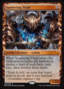 Sundering Titan Kaladesh Inventions